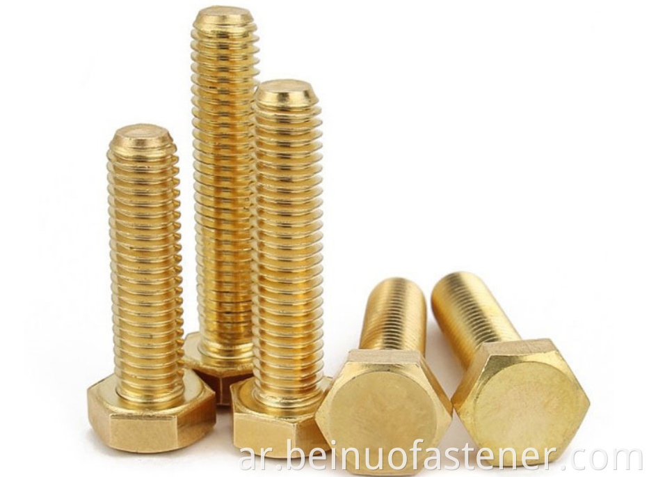 brass hex head bolt